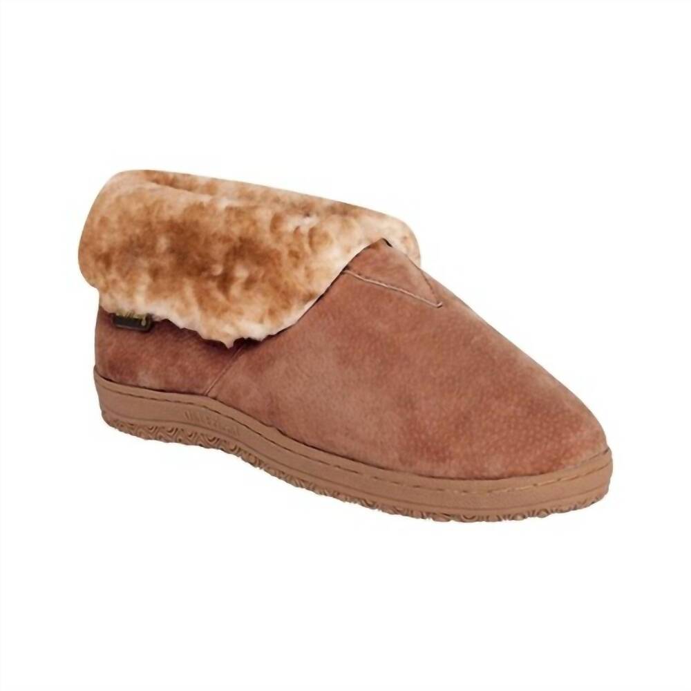 NEW OLD FRIEND FOOTWEAR men's bootie shoes in chestnut tan